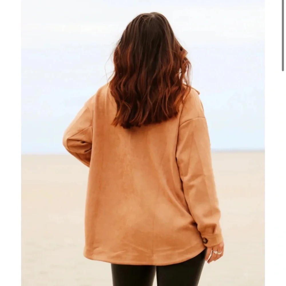 Rylee Camel Shacket - Picture 4 of 4